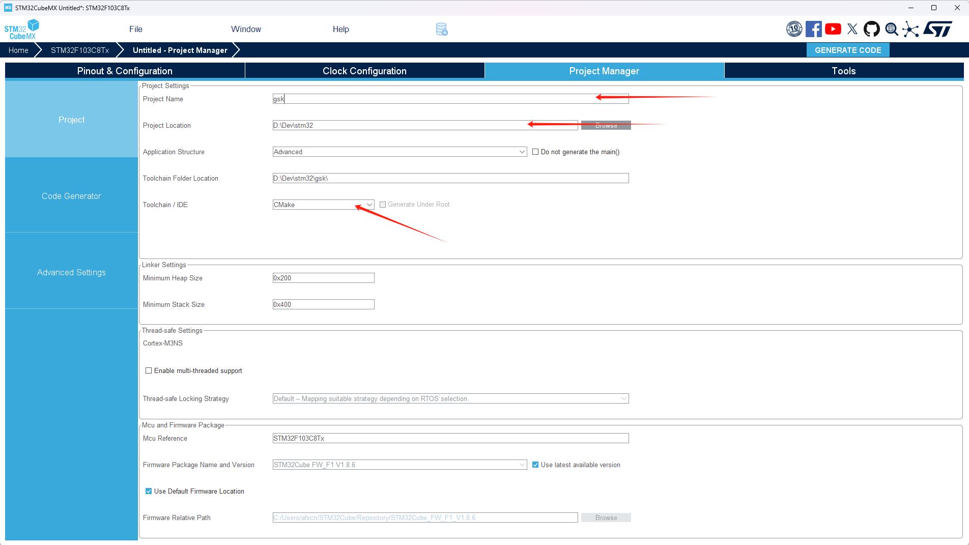 Configure Project