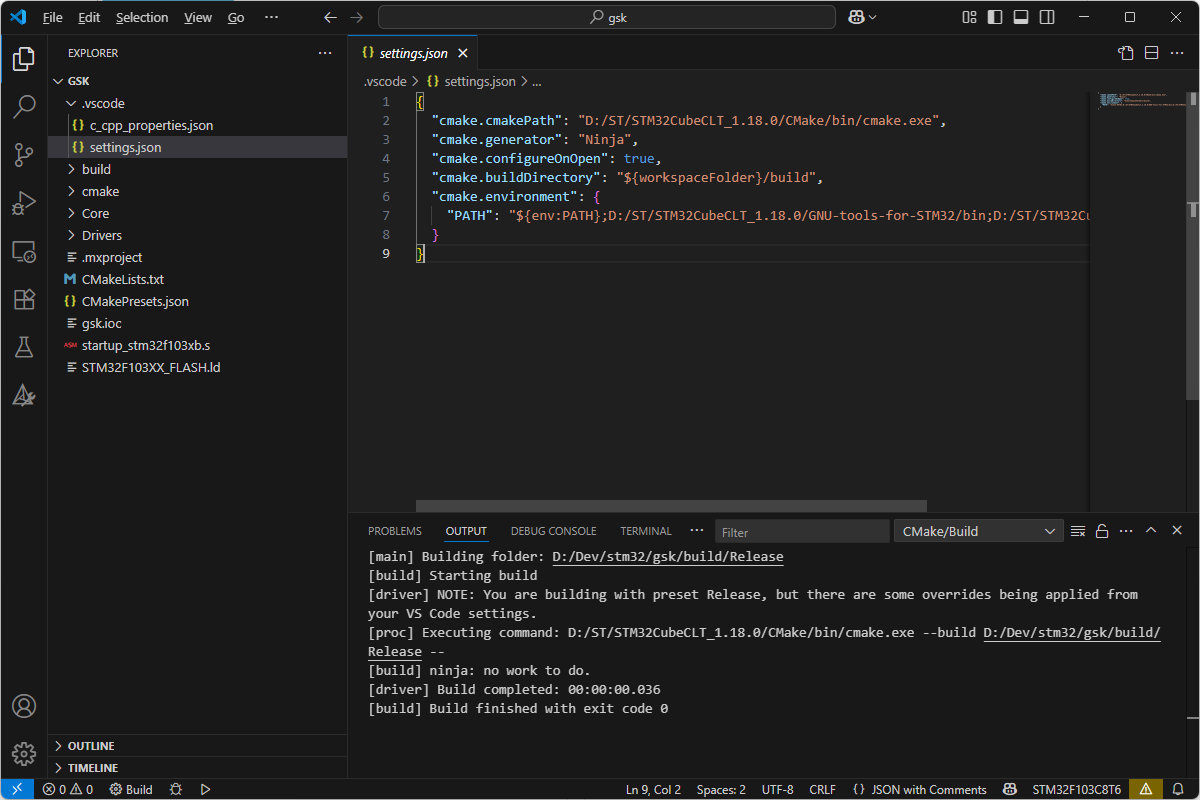 Open Project in VSCode